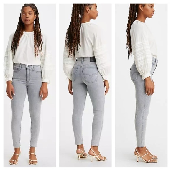 Levi’s HIGH SUPER SKINNY WOMEN'S JEANS W26 L30 - Picture 2 of 10